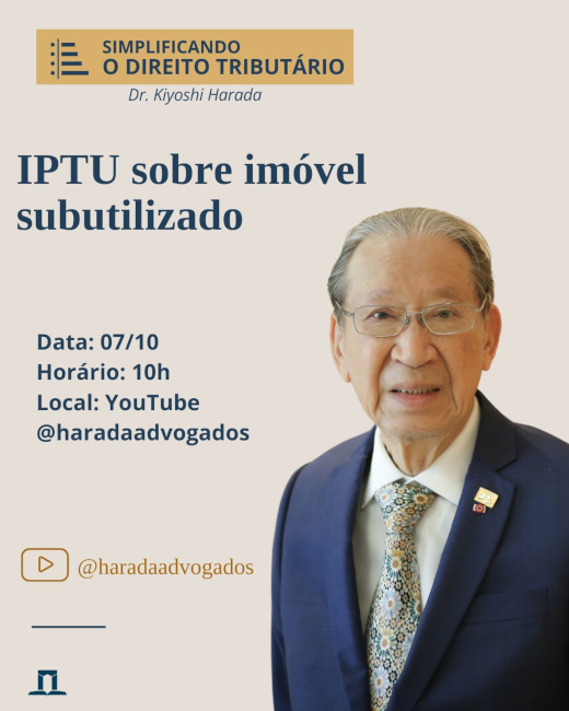 IPTU sobre imóvel subutilizado